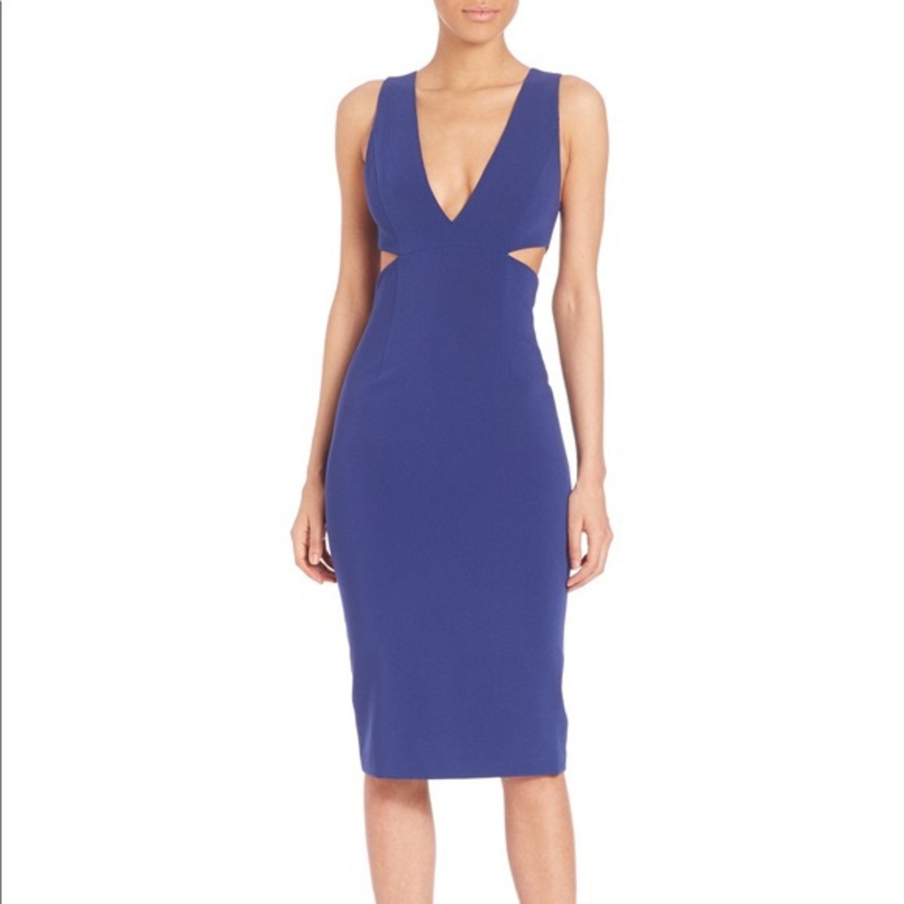 Alice and Olivia Riki Cutout Sheath Dress